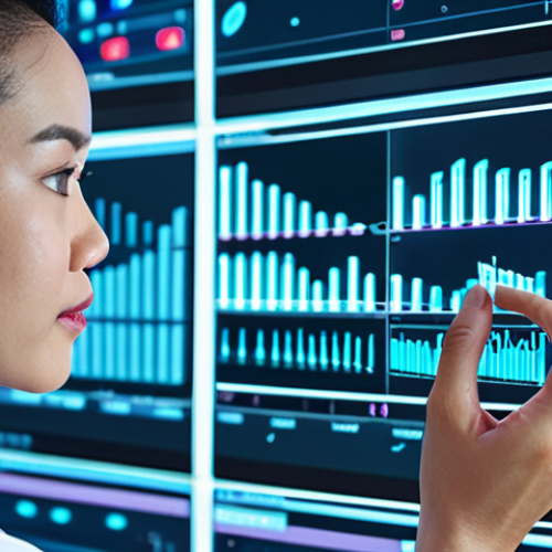 **

"Thai doctor analyzing DNA sequence on a futuristic screen, highlighting genetic markers for personalized medicine, modern hospital background, Thailand."

**