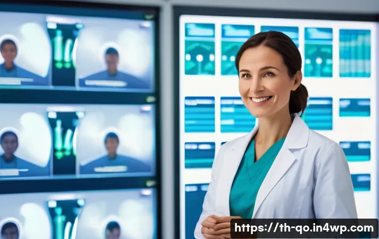 정밀 의학의 지역사회 건강 증진 전략 - **Prompt 1: Empowered Individual with Personalized Health Data**
    "A confident, diverse individua...